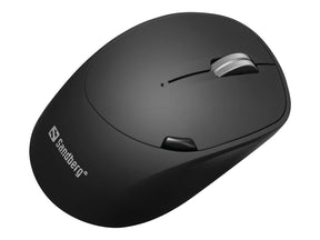 SANDBERG Pro - Maus - optisch - 6 Tasten - kabellos - 2.4 GHz, Bluetooth 4.0, Bluetooth 5.0 - kabelloser Empfänger (USB)