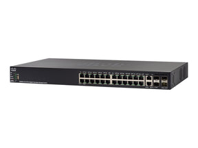 Cisco 550X Series SG550X-24 - Switch - L3 - managed - 24 x 10/100/1000 + 2 x 10 Gigabit SFP+ (Uplink)