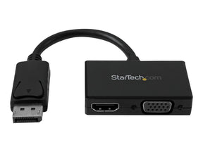 StarTech.com Reise A/V Adapter: 2-in-1 DisplayPort auf HDMI oder VGA Konverter