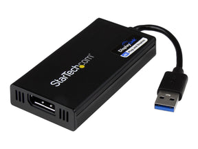 StarTech.com USB 3.0 auf Displayport Adapter - Externe Monitor Grafikkarte DisplayLink zertifiziert - Ultra HD 4k - USB/DisplayPort-Adapter - TAA-konform - USB Typ A (M)