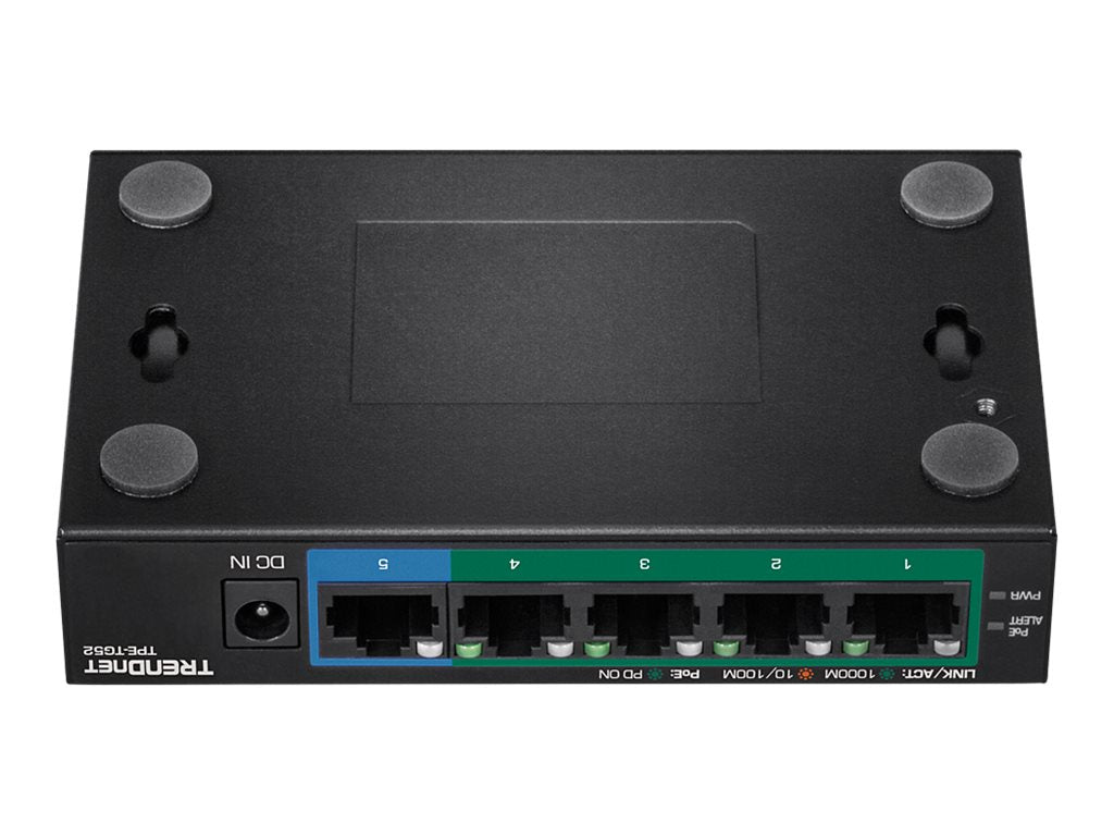 TRENDnet TPE TG52 - Switch - 4 x 10/100/1000 (PoE+)