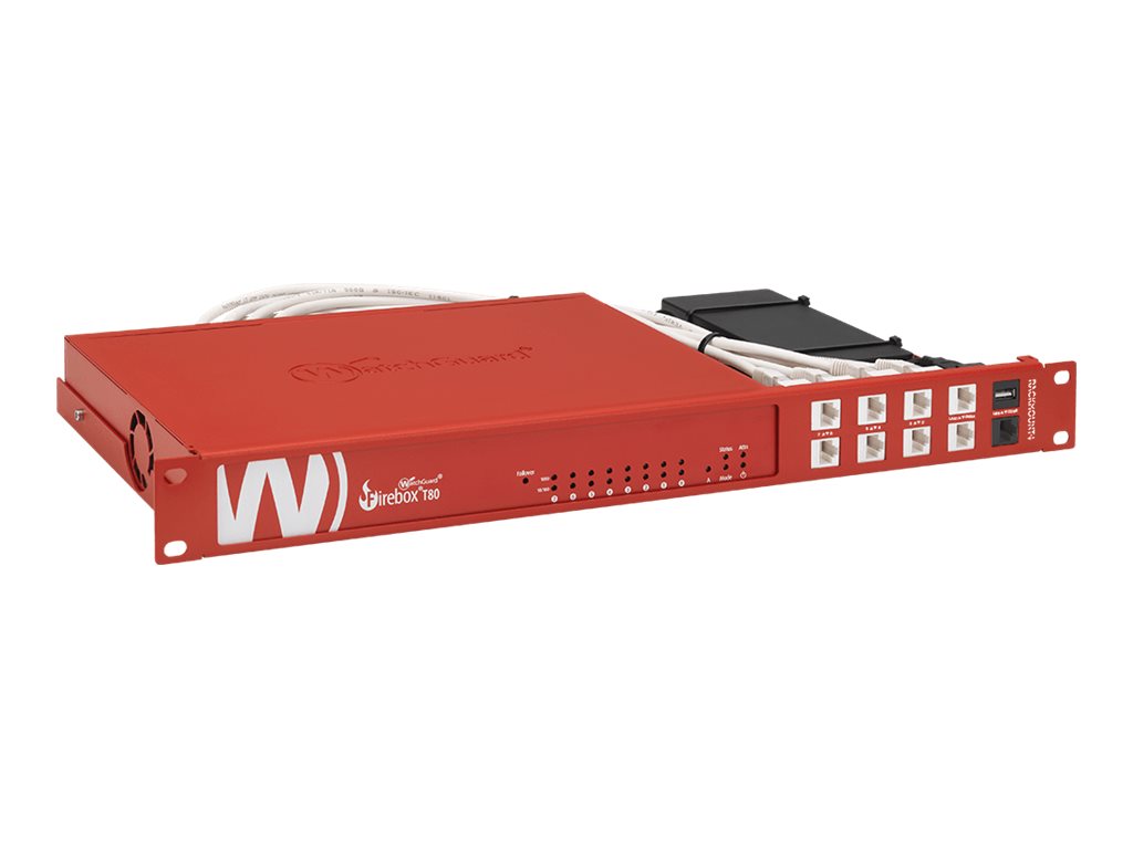 Rackmount.IT RM-WG-T7 - Netzwerk-Einrichtung - Rack montierbar - WatchGuard Red - 1U - 48.3 cm (19")