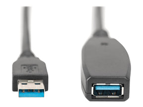 DIGITUS Aktives USB 3.0 Verlängerungskabel, 10 m