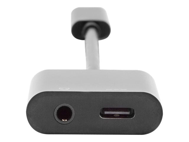 DIGITUS USB Type-C Adapter / Konverter, Type-C auf USB Type-C + 3.5mm Klinke