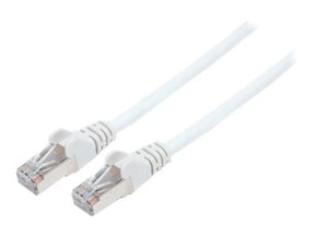 Intellinet Network Patch Cable, Cat6, 30m, White, Copper, S/FTP, LSOH / LSZH, PVC, RJ45, Gold Plated Contacts, Snagless, Booted, Polybag - Patch-Kabel - RJ-45 (M)