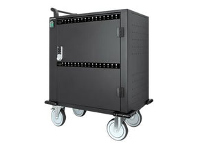 Manhattan Charging Cabinet/Cart via USB-C x32 Devices, Trolley, Power Delivery 18W per port (576W total)