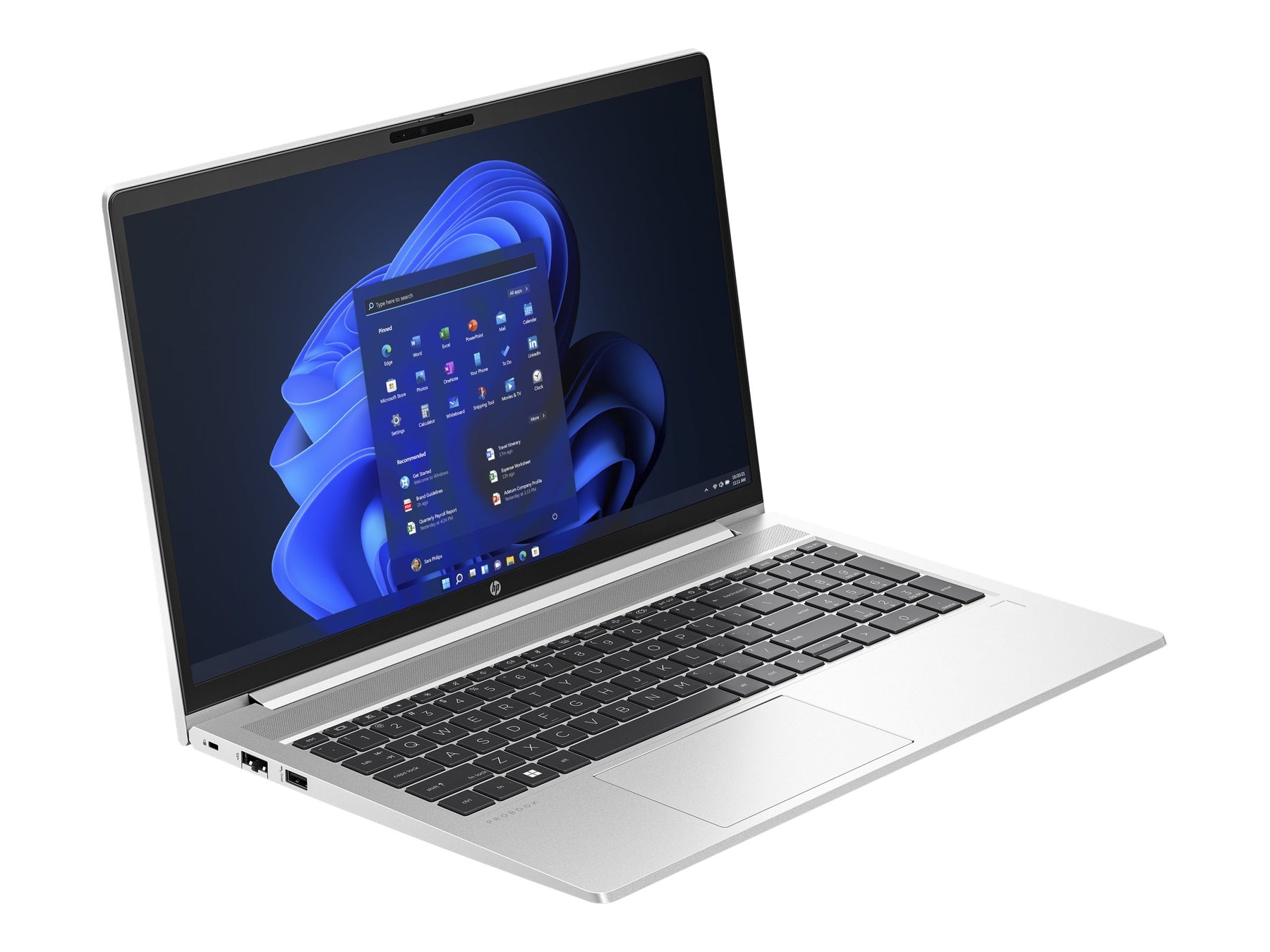 HP ProBook 450 G10 Notebook - Wolf Pro Security - Intel Core i7 1355U / 1.7 GHz - Win 11 Pro - Intel Iris Xe Grafikkarte - 16 GB RAM - 512 GB SSD NVMe - 39.6 cm (15.6")