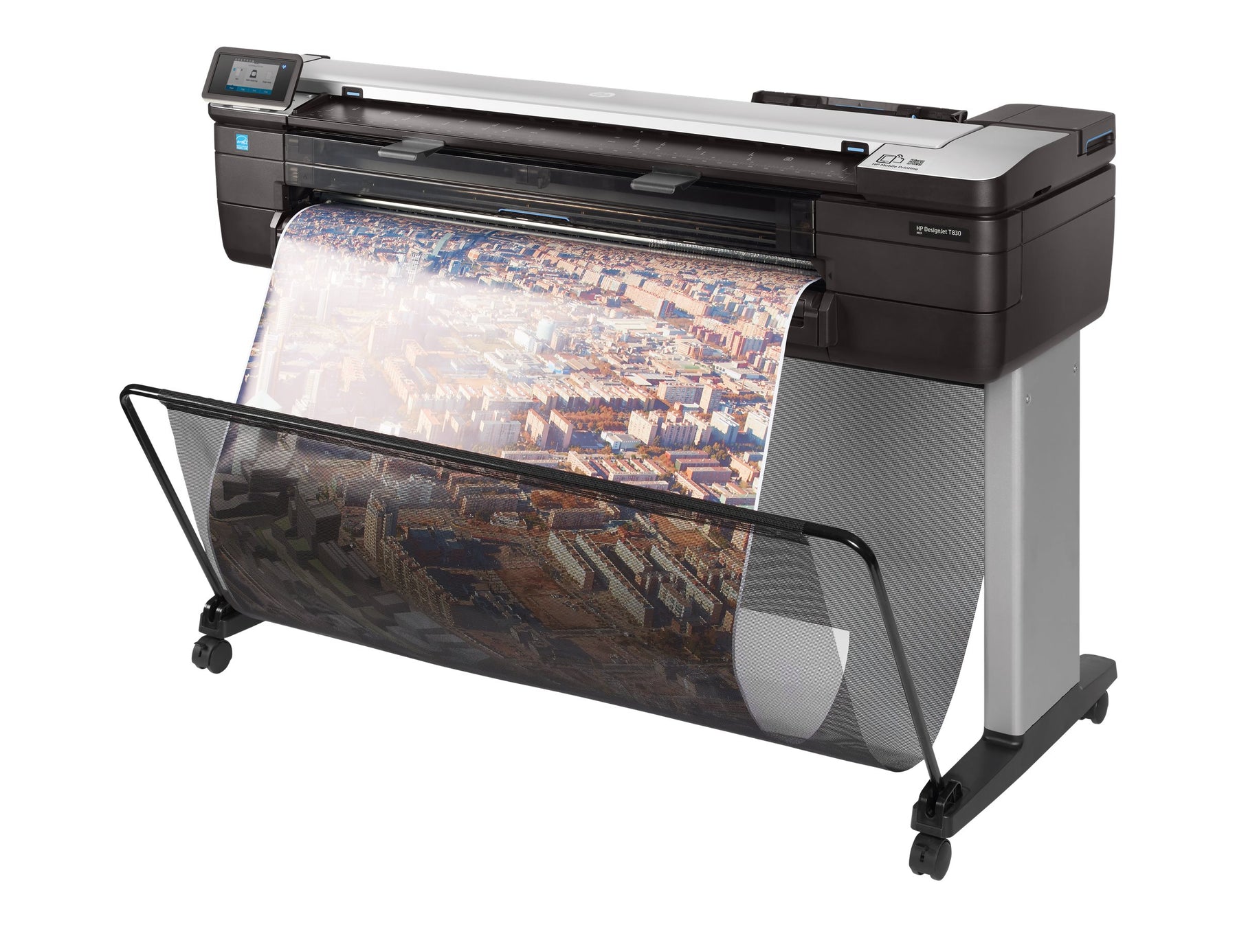 HP DesignJet T830 - 610 mm (24") Multifunktionsdrucker - Farbe - Tintenstrahl - 610 x 2770 mm (Original)