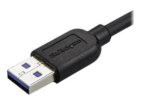 StarTech.com 50cm Slim Micro USB 3.0 Kabel linksgewinkelt - USB 3.1 Gen 1 (5 Gbit/s)