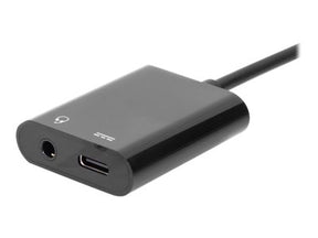 DIGITUS USB Type-C Adapter / Konverter, Type-C auf USB Type-C + 3.5mm Klinke