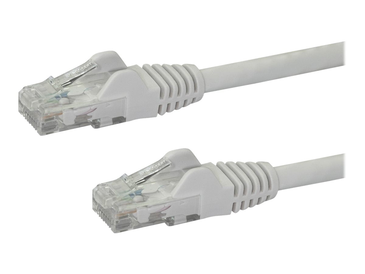 StarTech.com 1m Cat6 UTP RJ45 Gigabit Patchkabel Snagless - Cat 6 Netzwerkkabel mit Schutzmanschette - Cat.6 Patch-Kabel - Weiß - Patch-Kabel - RJ-45 (M)