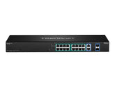 TRENDnet TPE TG182F - Switch - 16 x 10/100/1000 (PoE+)