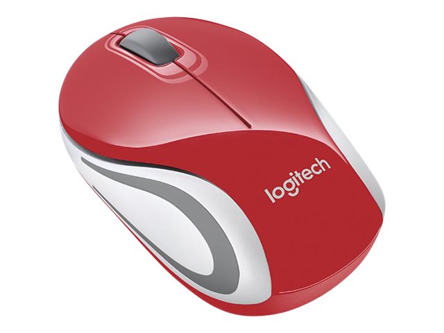 Logitech M187 - Maus - optisch - 3 Tasten - kabellos - 2.4 GHz - kabelloser Empfänger (USB)