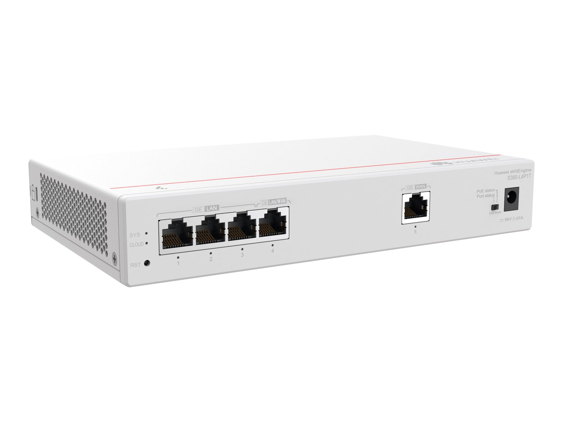 Huawei eKitEngine S380-L4P1T - Switch - managed - 1 x 10/100/1000 (PoE+)