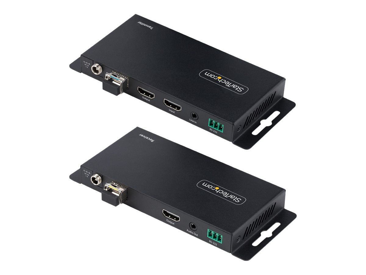 StarTech.com 4K HDMI over Fiber Extender Kit, 4K 60Hz up to 3300ft/1km (Single Mode)