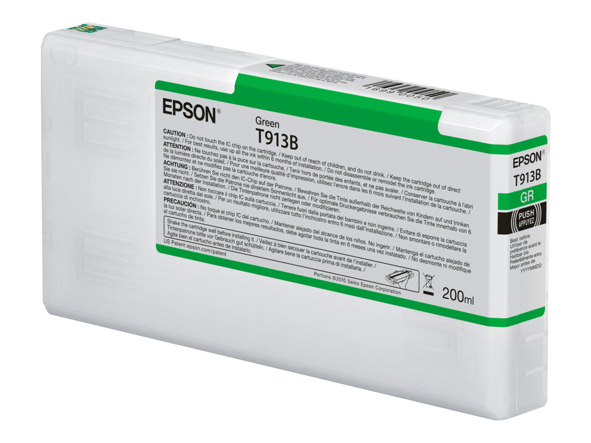 Epson T913B - 200 ml - grün - Original - Tintenpatrone