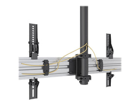 Neomounts NMPRO-CMB3 - Klammer - für 3 LCD-Anzeigen - Schwarz - Bildschirmgröße: 81.3-139.7 cm (32"-55")