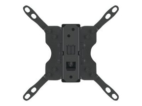 Manhattan TV & Monitor Mount, Wall, Tilt and Swivel, 1 screen, Screen Sizes: 13-42", Black, VESA 75x75 to 200x200mm, Max 20kg, Swivel with 2 pivots, Lifetime Warranty - Klammer - für LCD-Display - Stahl - Schwarz - Bildschirmgröße: 33-106.7 cm (13"-42")