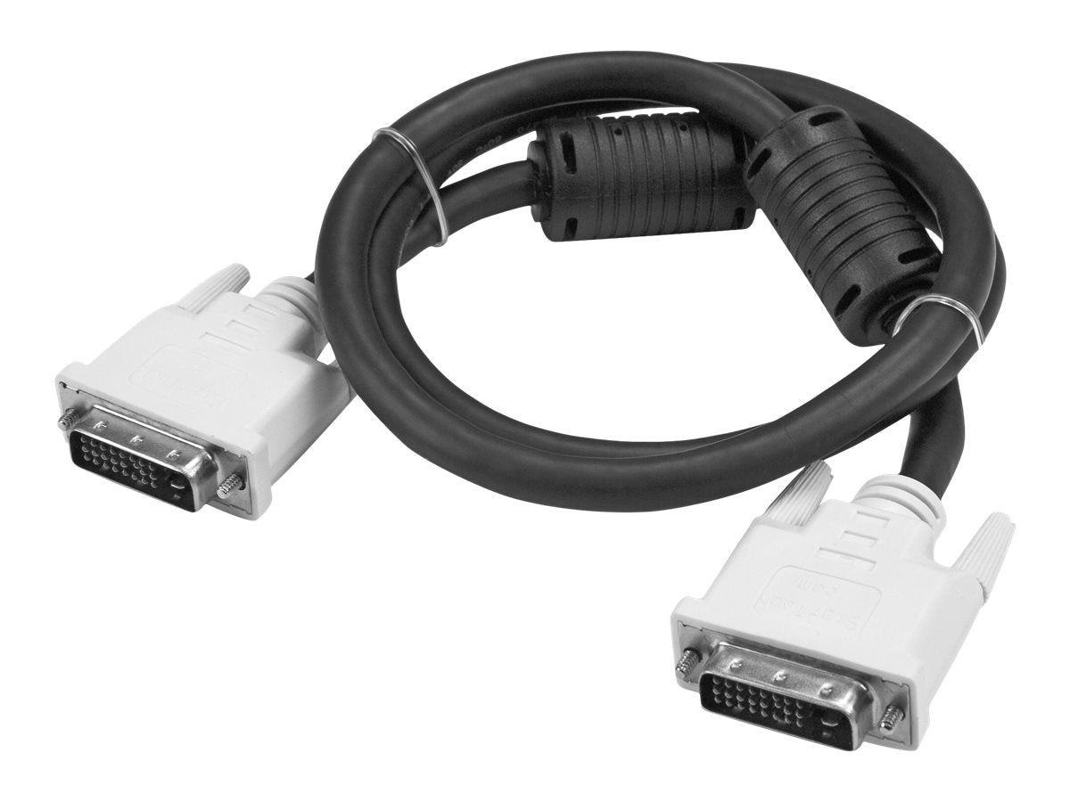 StarTech.com DVI-D Dual Link Kabel 3m (Stecker/Stecker) - DVI 24+1 Pin Monitorkabel Dual Link - DVI Anschlusskabel mit Ferritkernen - DVI-Kabel - Dual Link - DVI-D (M)