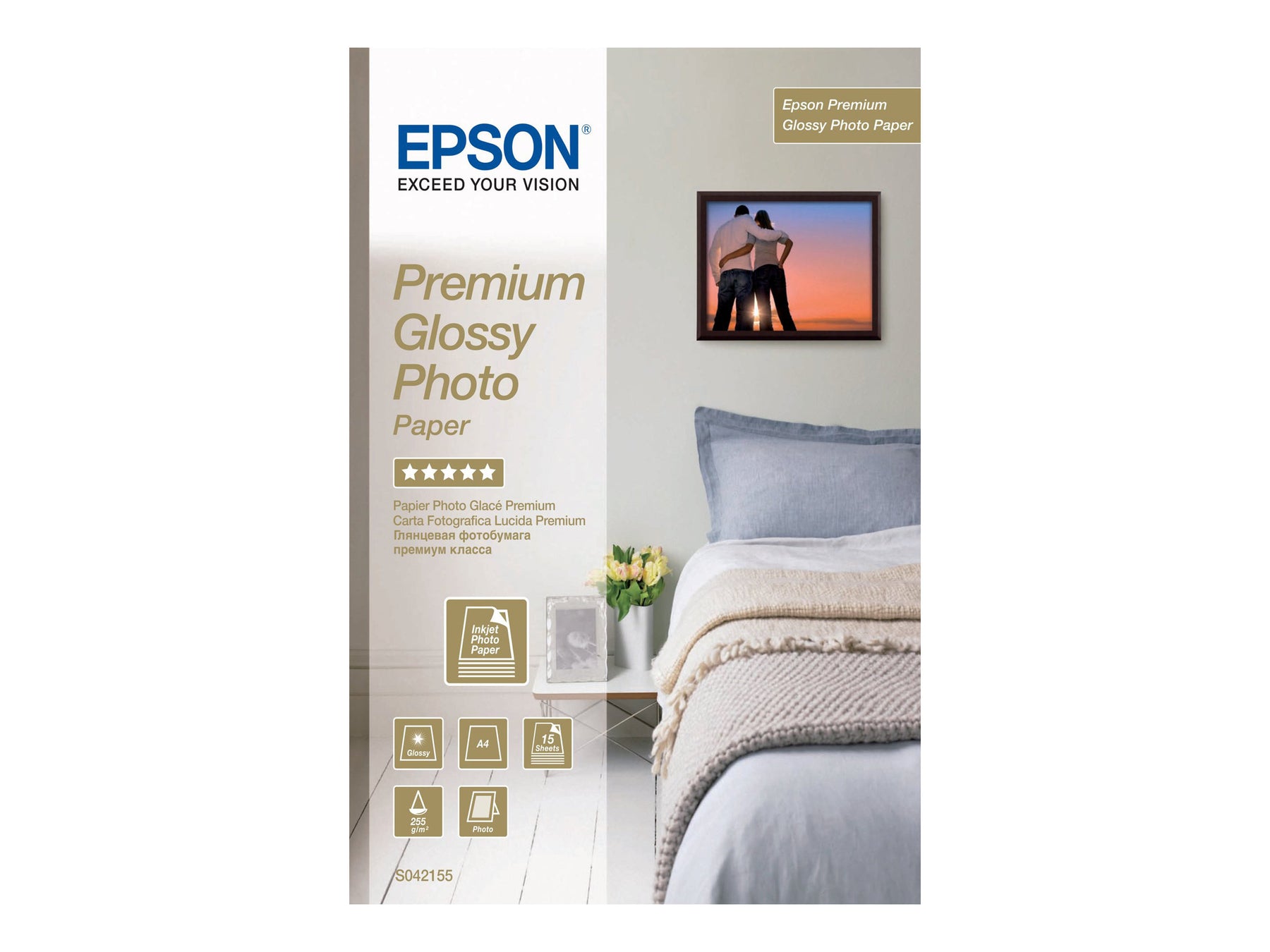 Epson Premium Glossy Photo Paper - Glänzend - A4 (210 x 297 mm)