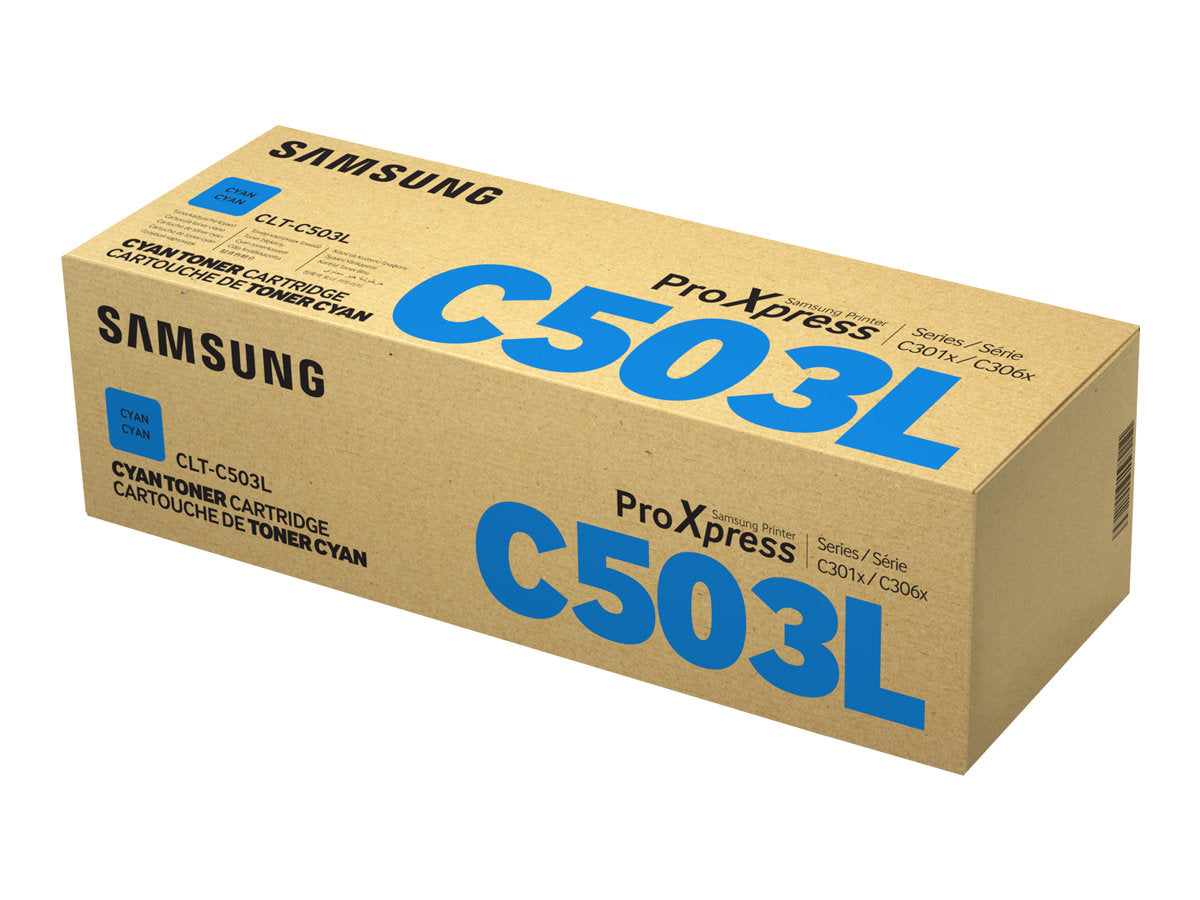 HP Samsung CLT-C503L - Hohe Ergiebigkeit - Cyan - Original - Tonerpatrone (SU014A)