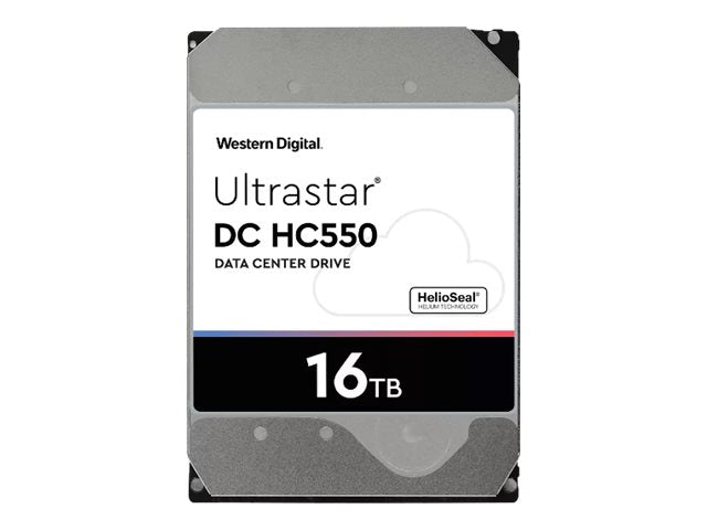 WD Ultrastar DC HC550 WUH721816ALE6L0 - Festplatte - 16 TB - intern - 3.5" (8.9 cm)