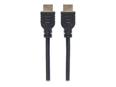 Manhattan HDMI Cable with Ethernet (CL3 rated, suitable for In-Wall use), 4K@60Hz (Premium High Speed)