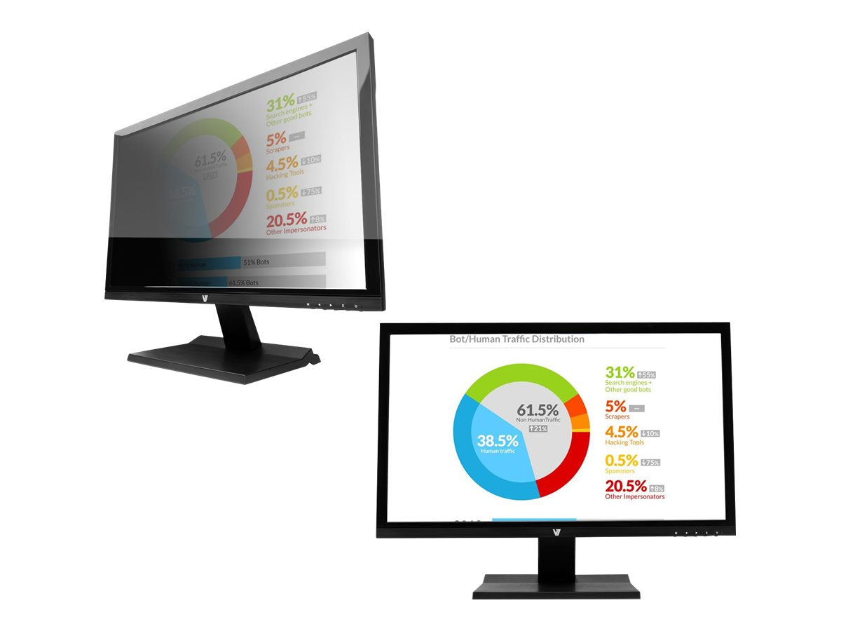 V7 Privacy Filter - Blickschutzfilter für Bildschirme - 68.6 cm (27")