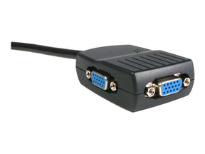 StarTech.com 2 Port VGA Video Splitter - Monitor Splitter Kabel mit Stromversorgung über USB - 1 x VGA (Stecker)