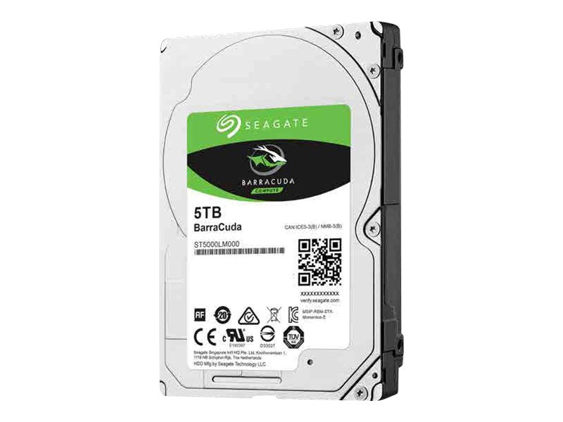 Seagate Guardian BarraCuda ST5000LM000 - Festplatte - 5 TB - intern - 2.5" (6.4 cm)