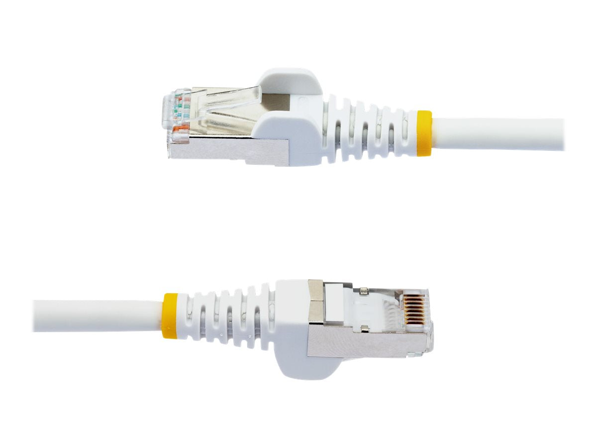 StarTech.com 1m CAT6a Ethernet Cable - White - Low Smoke Zero Halogen (LSZH)