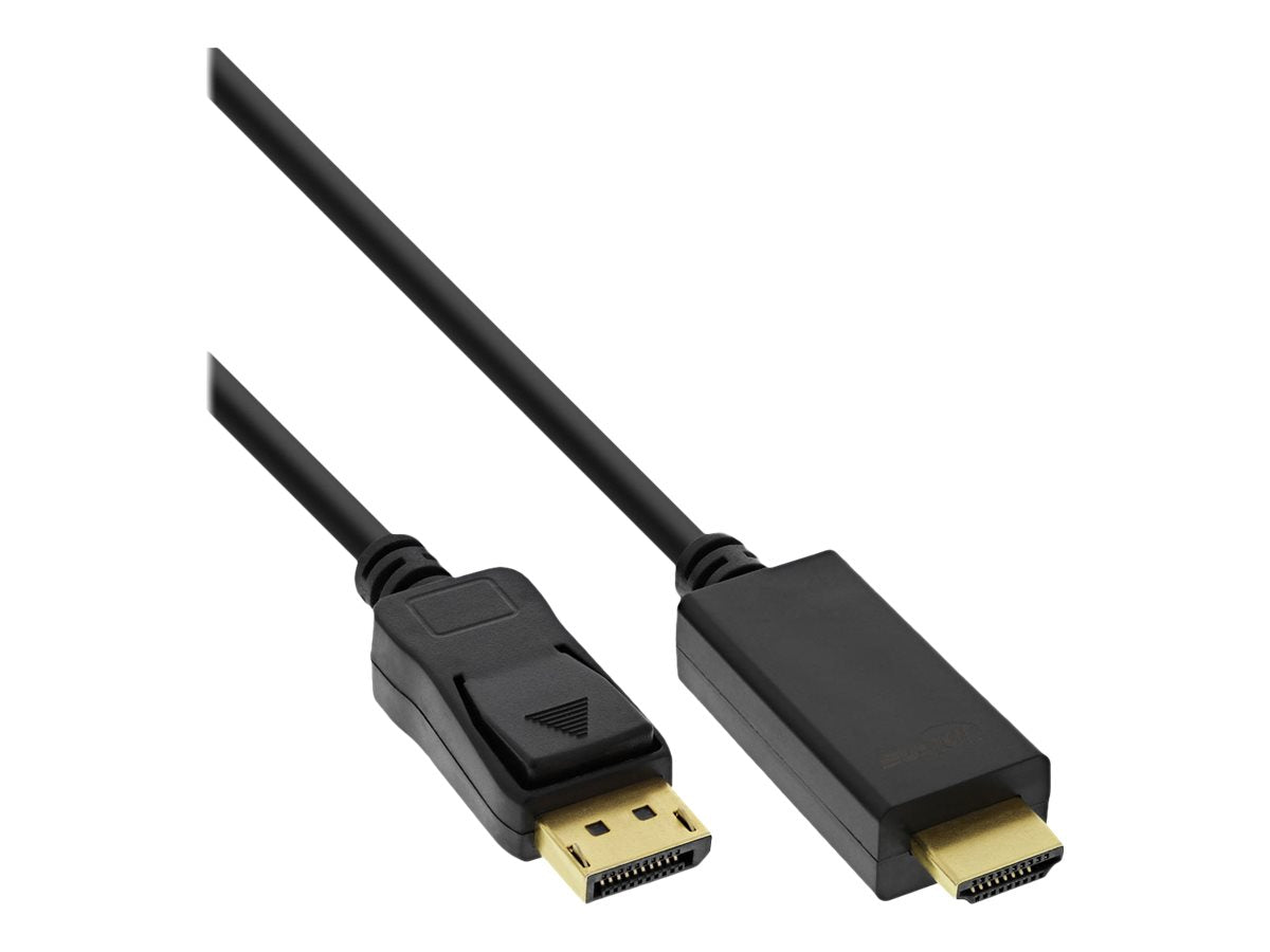 InLine DisplayPort zu HDMI Konverter Kabel - 4K/60Hz - schwarz - 1,5m