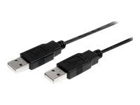 StarTech.com 1m USB 2.0 A auf A Kabel - USB Anschlusskabel Stecker/Stecker - Schwarz - USB-Kabel - USB (M)