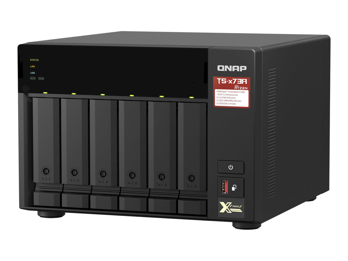 QNAP TS-673A - NAS-Server - 6 Schächte - SATA 6Gb/s