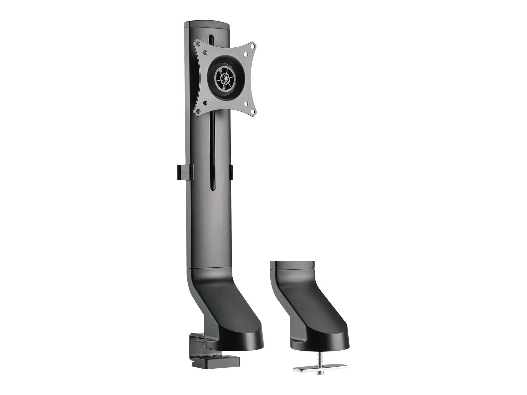 Tripp Single-Display Monitor Arm with Desk Clamp and Grommet - Height Adjustable, 17" to 32" Monitors - Befestigungskit - für Monitor - Stahl - Schwarz - Bildschirmgröße: 43.2-81.3 cm (17"-32")