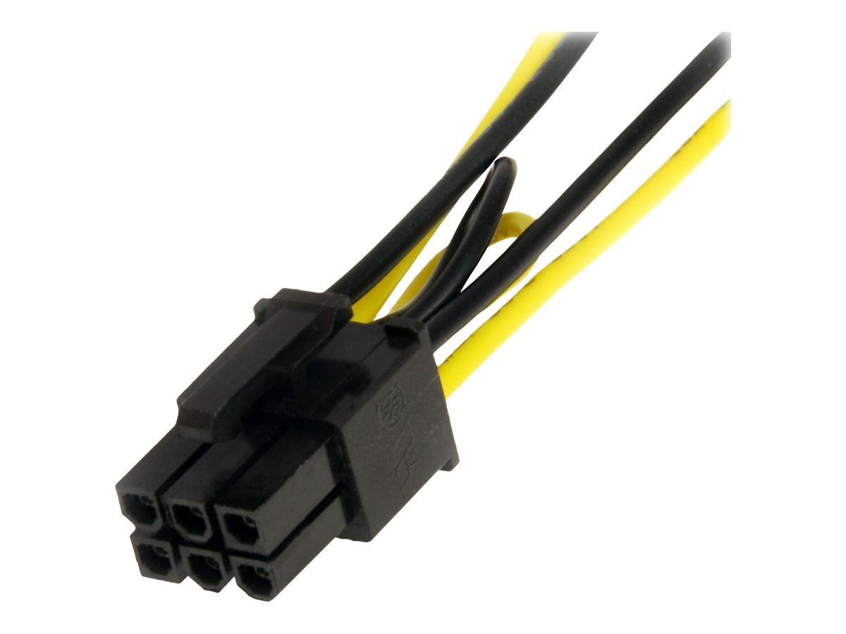 StarTech.com 15cm SATA Strom auf 6 pin PCI Express Grafikkarten Stromkabel - PCIe Y-Kabel Adapter - Stromkabel - SATA-Stromstecker (M)