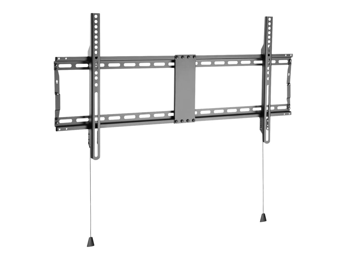 Techly Befestigungskit (Wandmontage) - fest - für LCD-TV / gekrümmter LCD-TV - verriegelbar - Schwarz - Bildschirmgröße: 109-229 cm (43"-90")