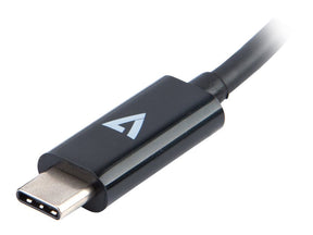 V7 Externer Videoadapter - USB-C - DVI - Schwarz