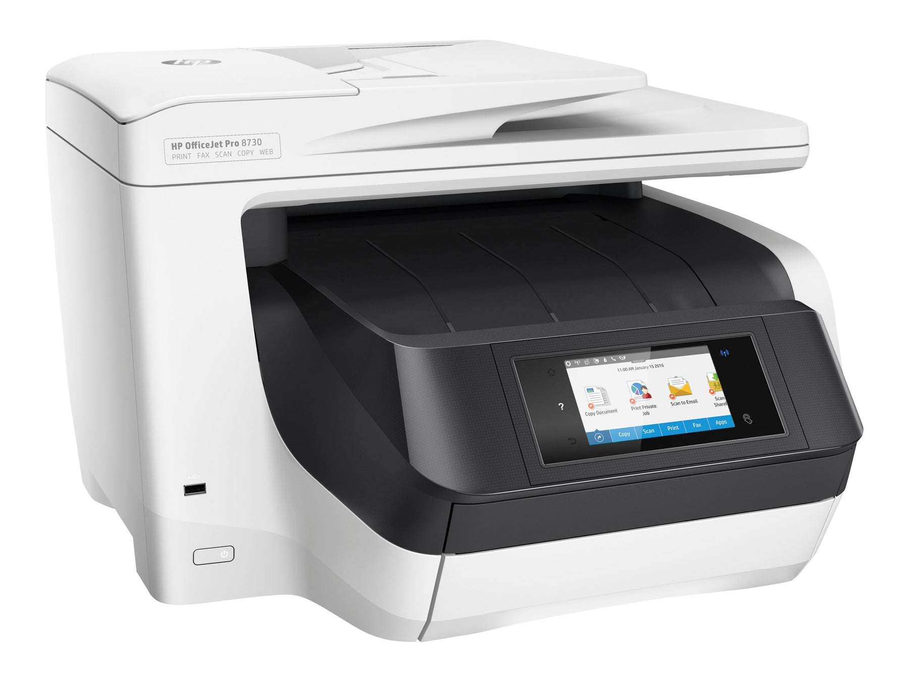 HP Officejet Pro 8730 All-in-One - Multifunktionsdrucker - Farbe - Tintenstrahl - Legal (216 x 356 mm)