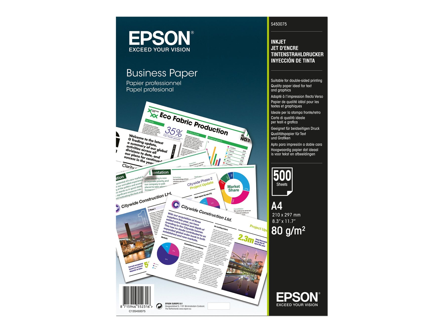 Epson Business Paper - A4 (210 x 297 mm) - 80 g/m²