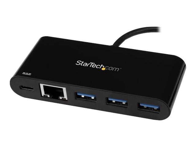 StarTech.com USB-C auf Ethernet Adapter mit 3 Port USB 3.0 Hub und Stromversorgung