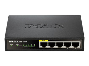 D-Link DES 1005P - Switch - unmanaged - 5 x 10/100