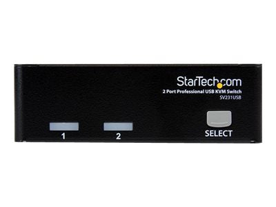 StarTech.com 2 Port VGA USB KVM Switch - VGA KVM Umschalter inkl. Kabel