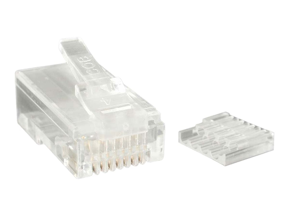 StarTech.com Cat 6 RJ45 Stranded Modular Plug Connector - 50 Pack (CRJ45C6STR50)