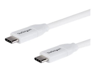 StarTech.com USB-C auf USB-C Kabel mit 5A Power Delivery - 4m - Weiss - ST/ST - USB 2.0 - USB-IF zertifiziert - USB Typ C Kabel - USB-Kabel - USB-C (M)