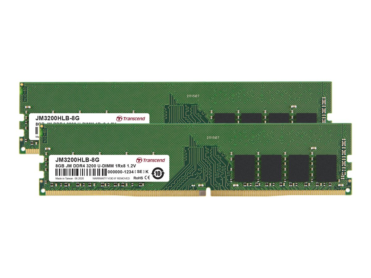 Transcend JetRAM - DDR4 - kit - 16 GB: 2 x 8 GB