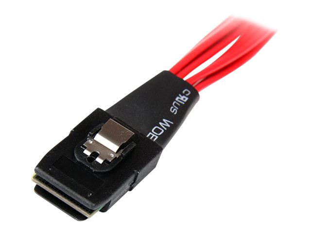 StarTech.com Internes Serial-Attached SCSI Mini SAS Kabel 50cm - SF-8087 auf 4x SFF-8482 - Internes Mini SAS Kabel zu 4x SATA - Internes SAS-Kabel - SAS 6Gbit/s - 36 PIN 4iMini MultiLane (S)