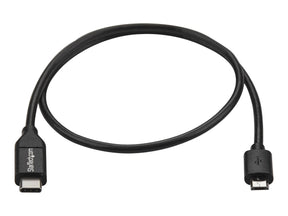 StarTech.com 0.5m USB-C Micro-B Kabel - USB 2.0 - USB-C zu Micro USB Ladekabel - USB 2.0 Typ C zu Micro B Kabel - Thunderbolt 3 kompatibel - USB-Kabel - USB-C (M)