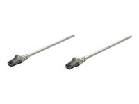 Intellinet Network Patch Cable, Cat6, 10m, Grey, CCA, U/UTP, PVC, RJ45, Gold Plated Contacts, Snagless, Booted, Lifetime Warranty, Polybag - Patch-Kabel - RJ-45 (M)