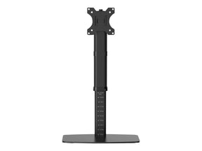 Tripp Single-Display Monitor Stand - Height Adjustable, 17" to 27" Monitors - Befestigungskit - für Monitor - Stahl - Schwarz - Bildschirmgröße: 43.2-68.6 cm (17"-27")